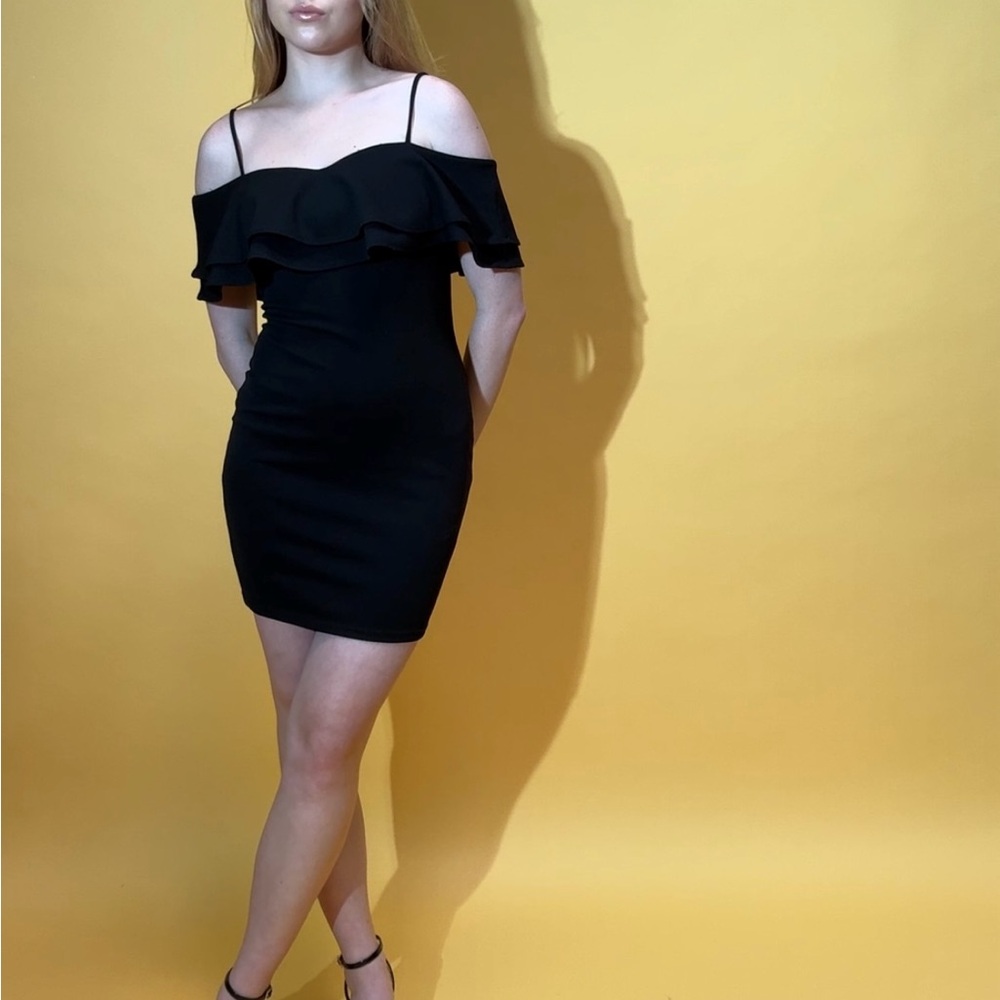 Black Off-Shoulder Dress